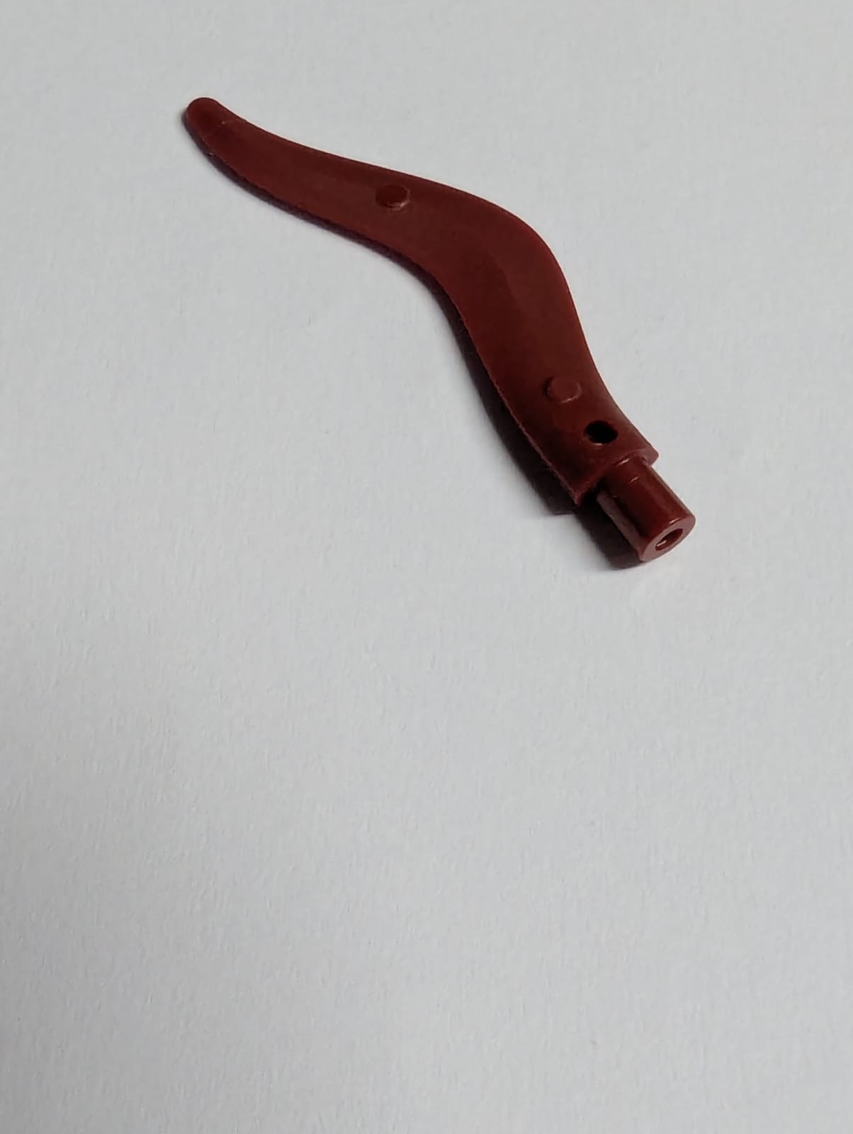 NEU Wave Rounded Curved Single with Bar End (Flame, Sword) dunkelrot dark red