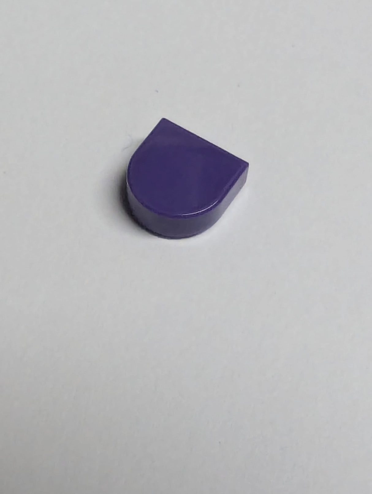 NEU Fliese, Rund 1 x 1 Halbkreis verlängert lila