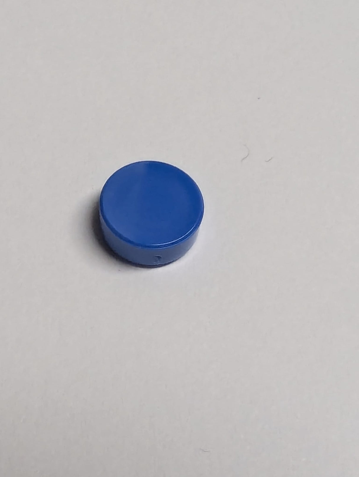 NEU Fliese, rund 1 x 1 blau