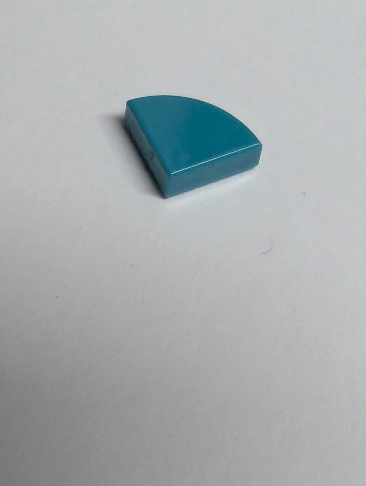 NEU Fliese, Rund 1 x 1 Viertel türkis