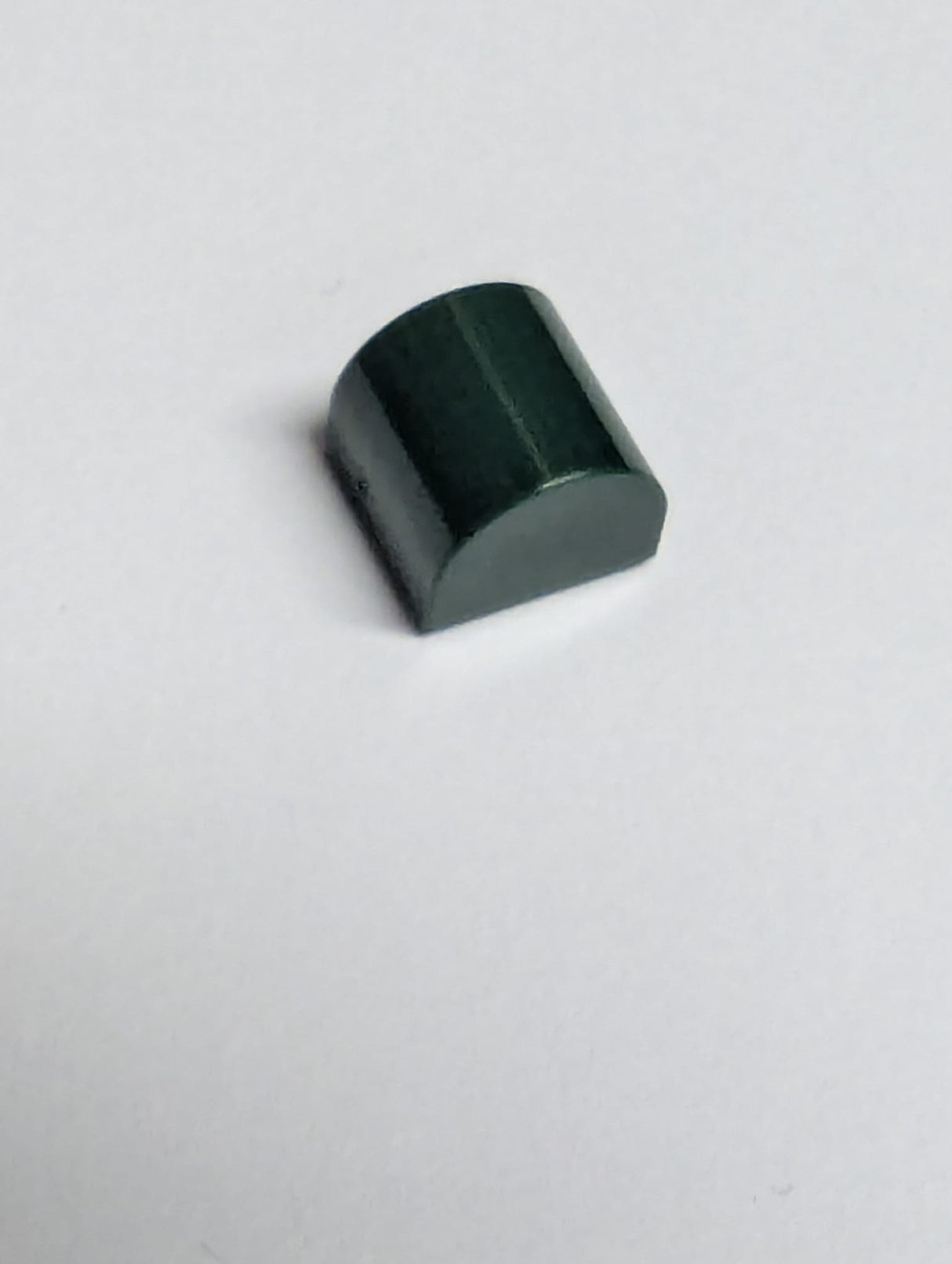 NEU 1 x 1 x 2/3 modifizierter Stein doppelt gebogen dunkelgrün