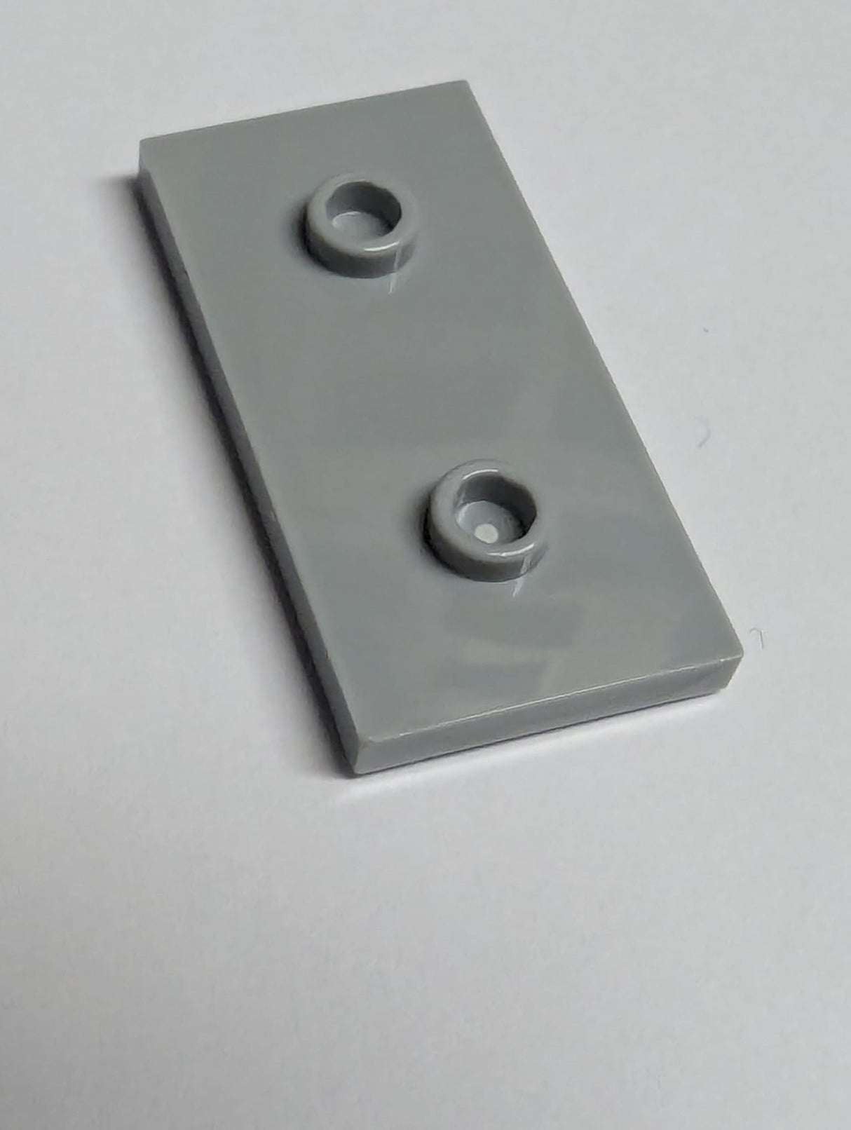 NEU Platte modifiziert 2 x 4 mit 2 Noppen (doppel Jumper) neuhellgrau