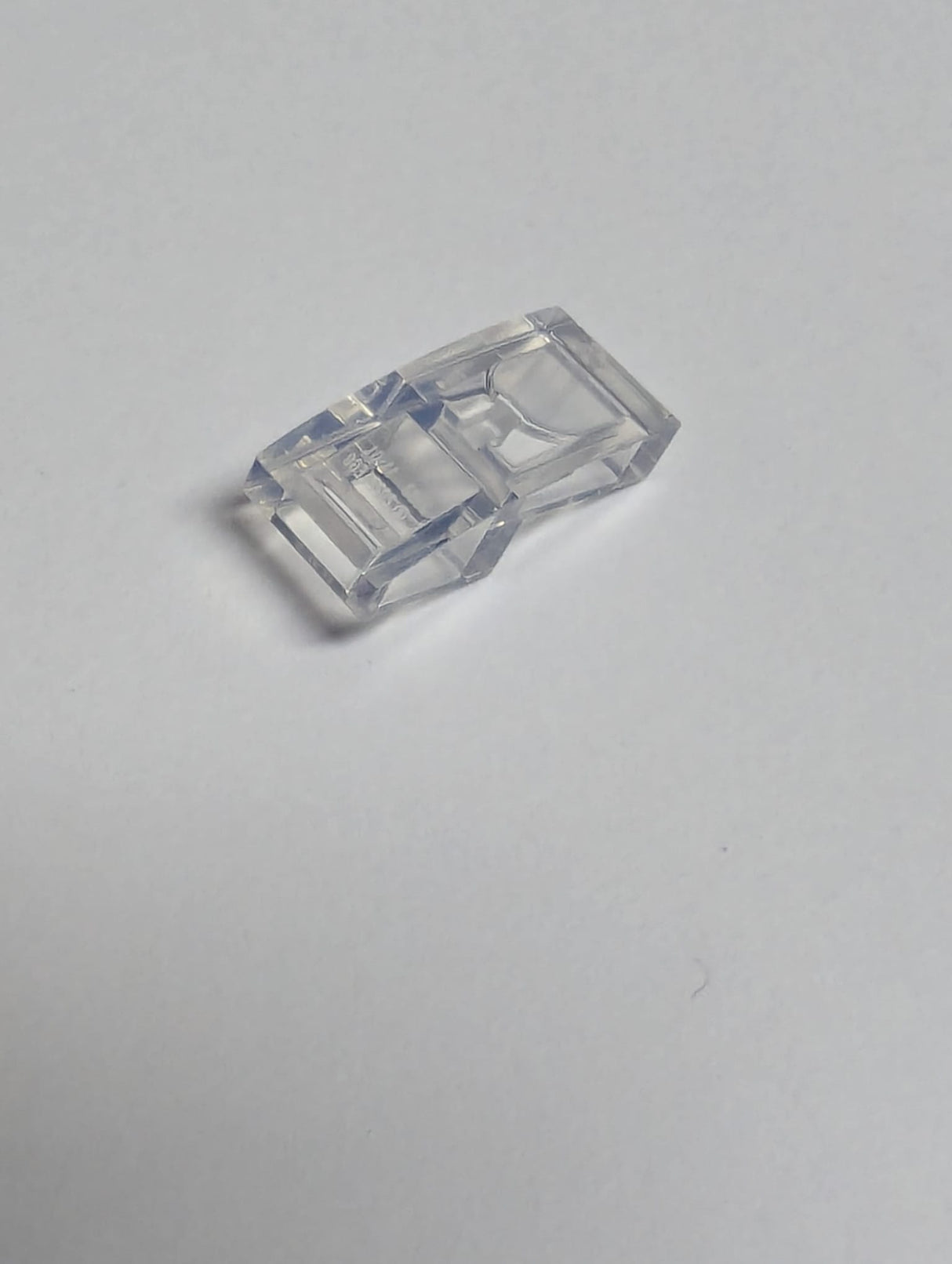 NEU Halbbogenstein 2 x 1 x 2/3 transparent weiß