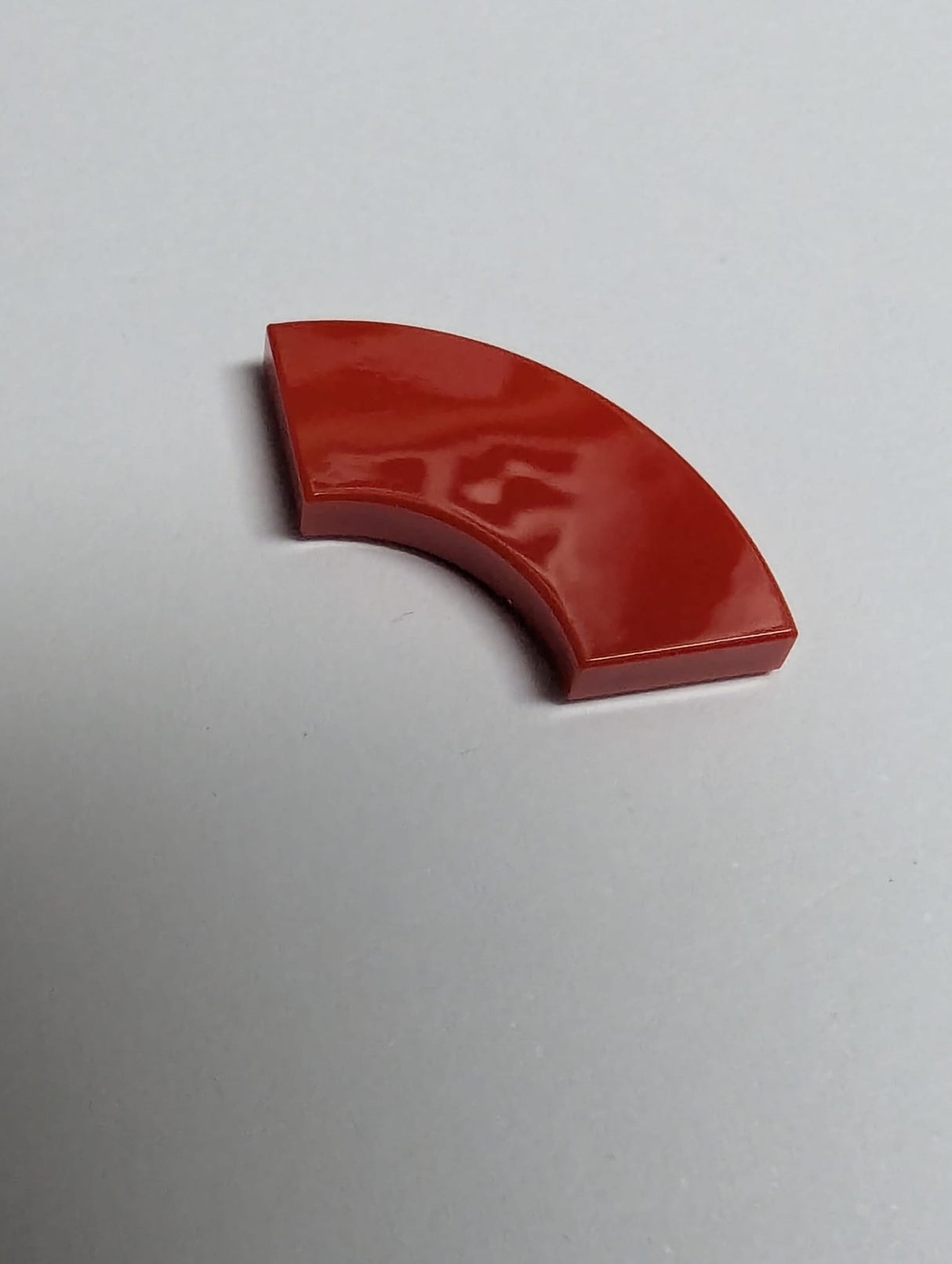 NEU Fliese, Kurve 2 x 2 Macaroni rot