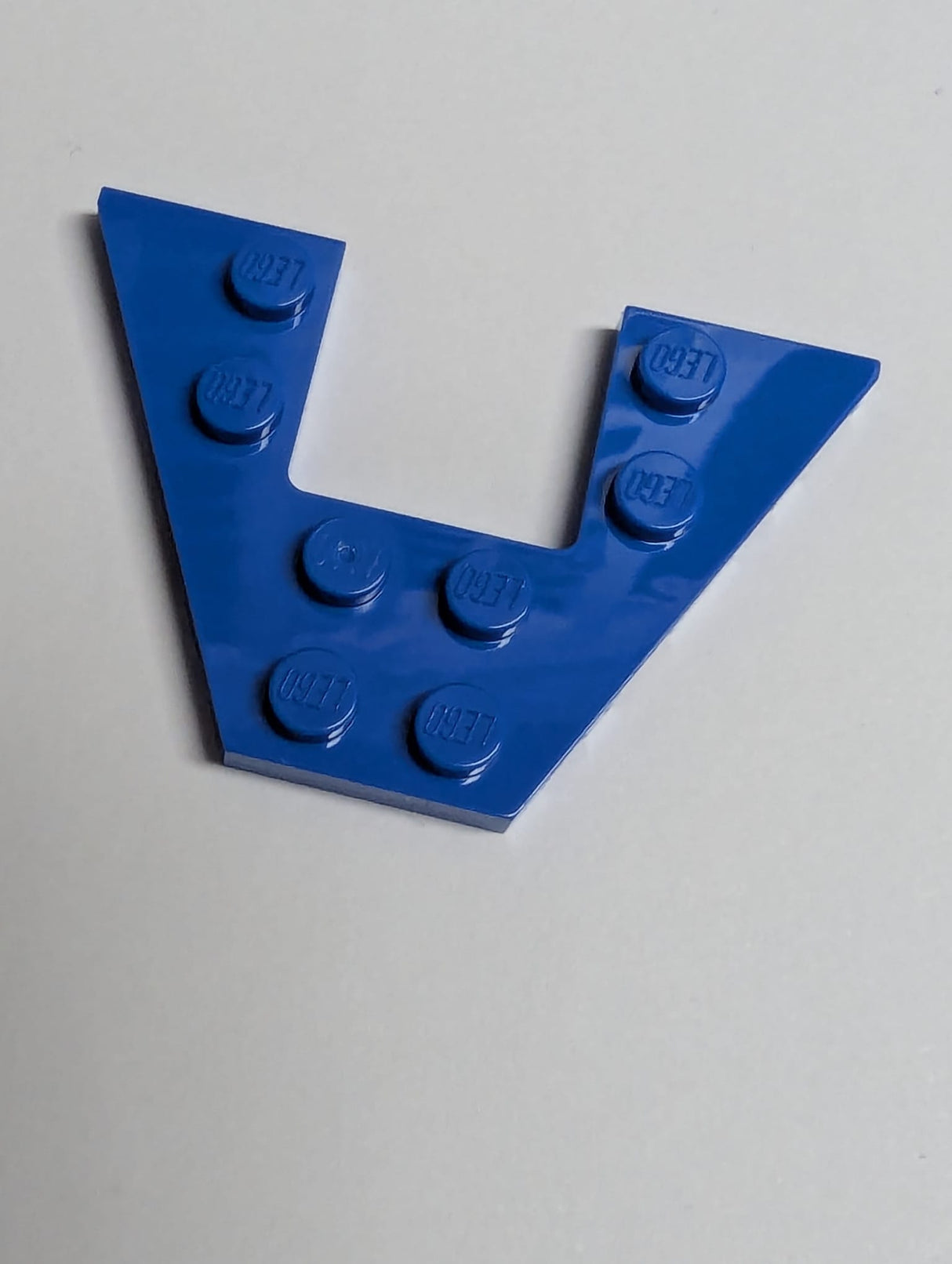 NEU Keilplatte 4 x 6 blau blue