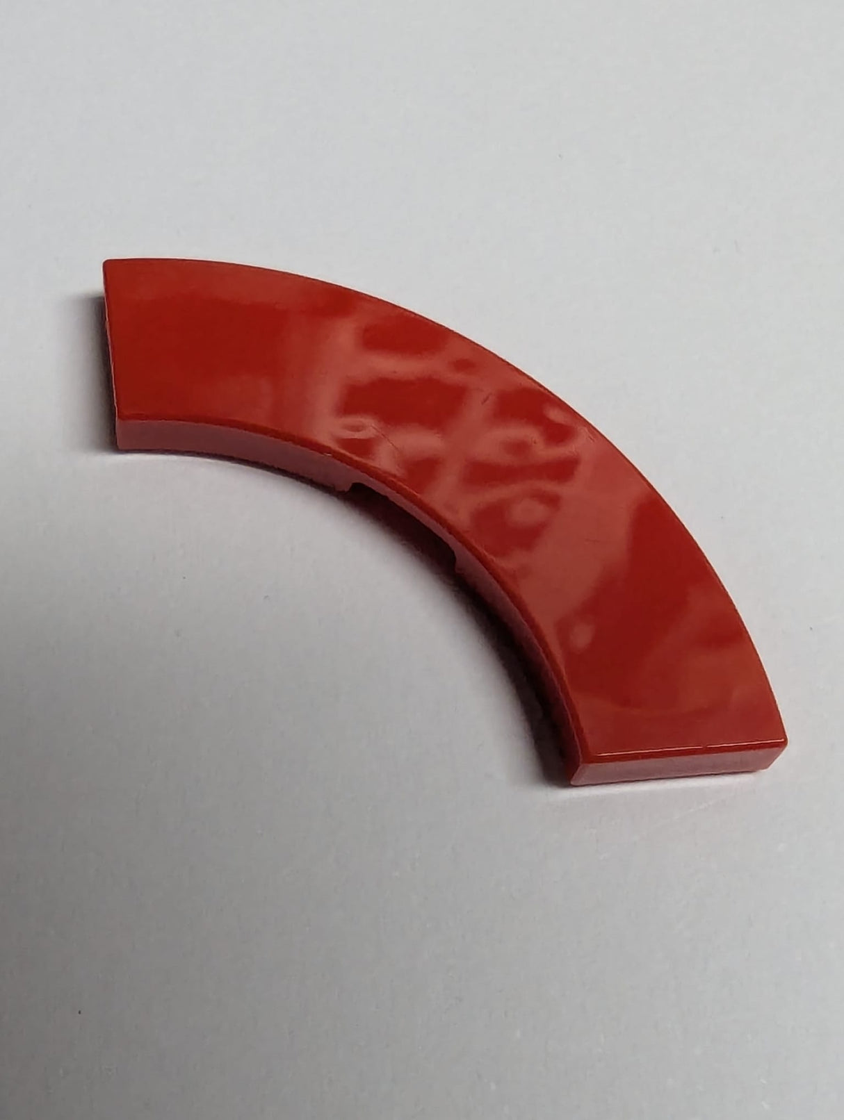 NEU Fliese rund, Ecke 3 x 3 Macaroni rot