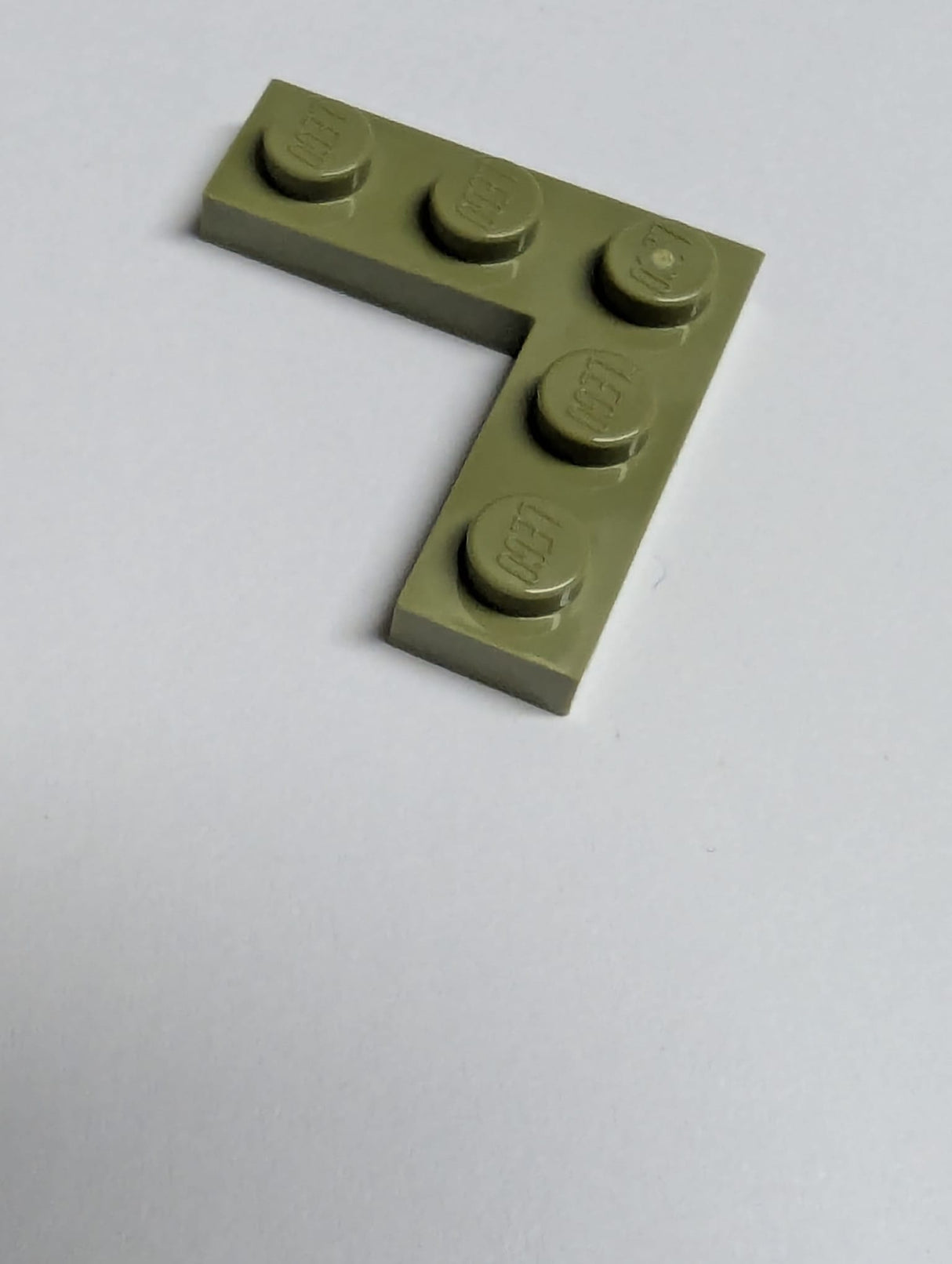 NEU Platte 3 x 3 Ecke olivgrün