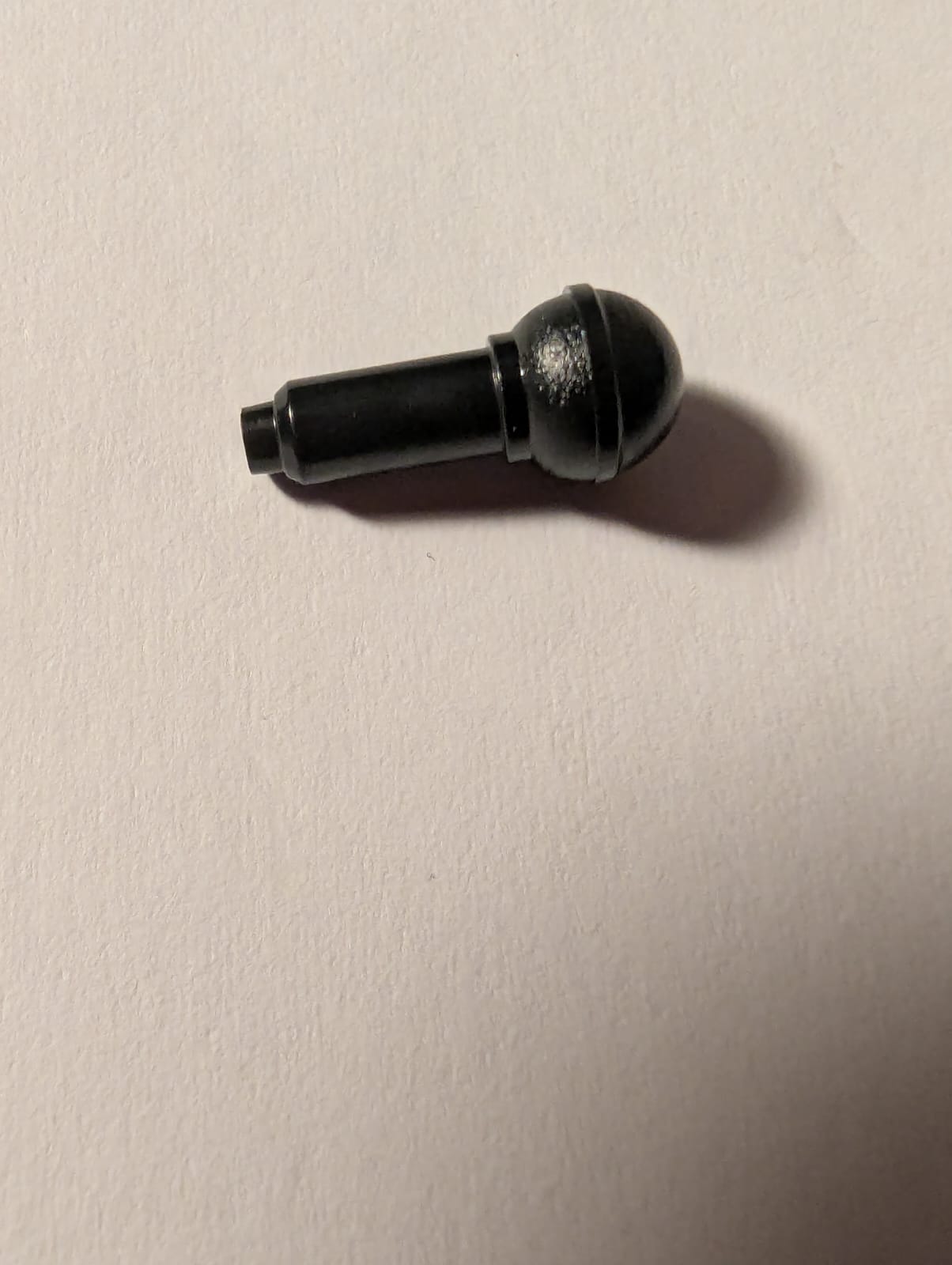 NEU Minifigure, Utensil Microphone schwarz black