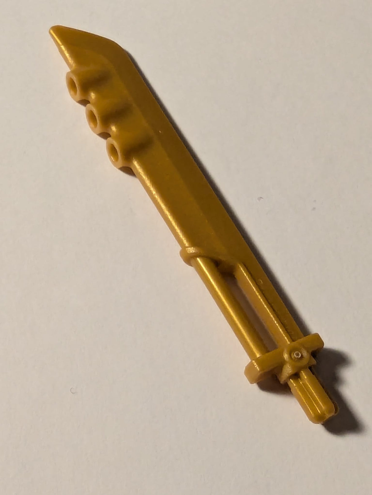 NEU Große Figurenschwert, klein mit 3 Bohrlöchern pearlgold