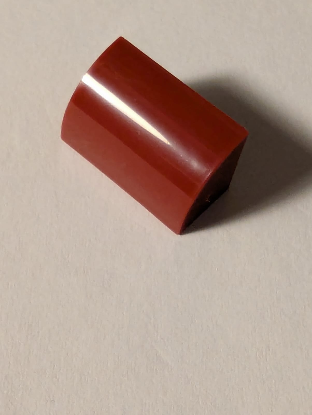 NEU modifizierter Stein, gebogen 1 x 2 x 1 dunkelrot