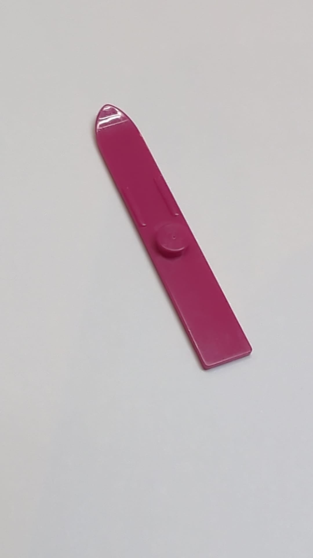 Minifigur, Utensil Ski 6L (47 mm lang) magenta