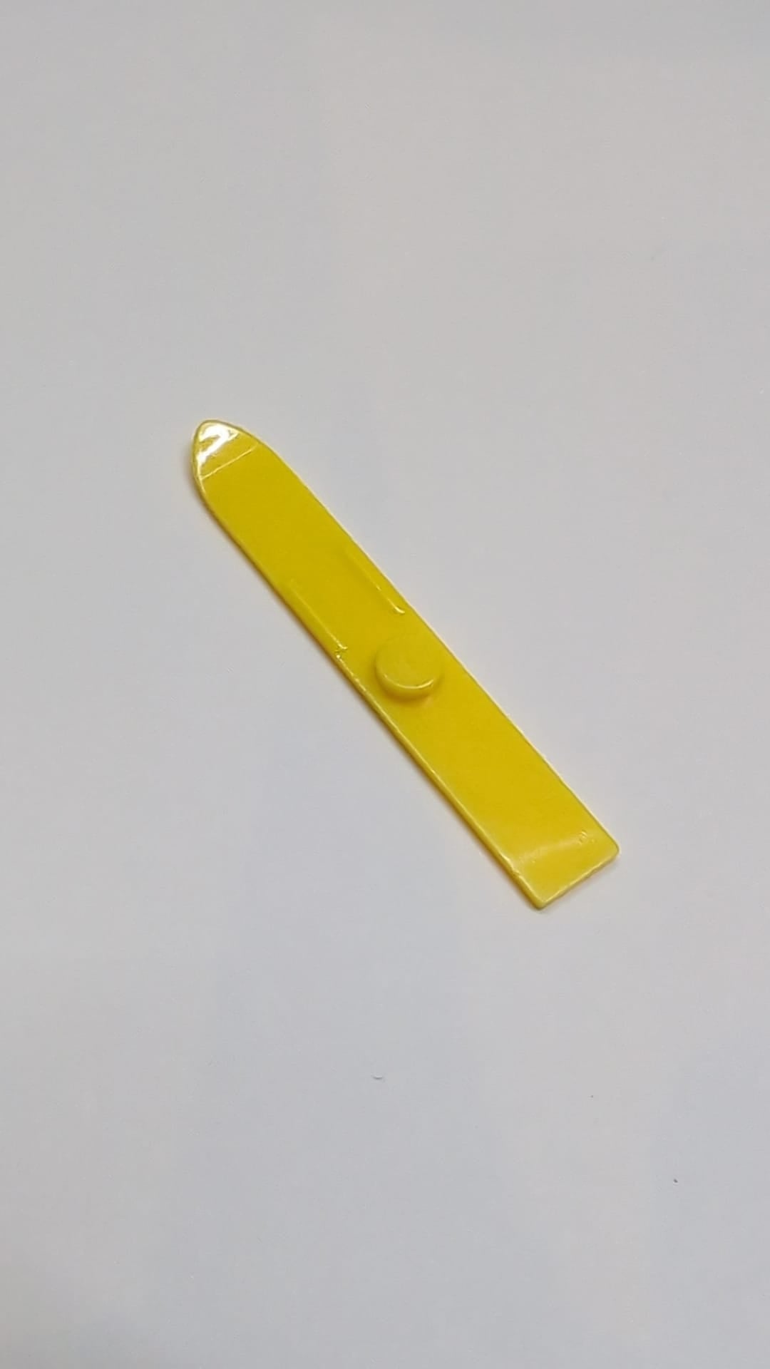 Minifigur, Utensil Ski 6L (47 mm lang) gelb