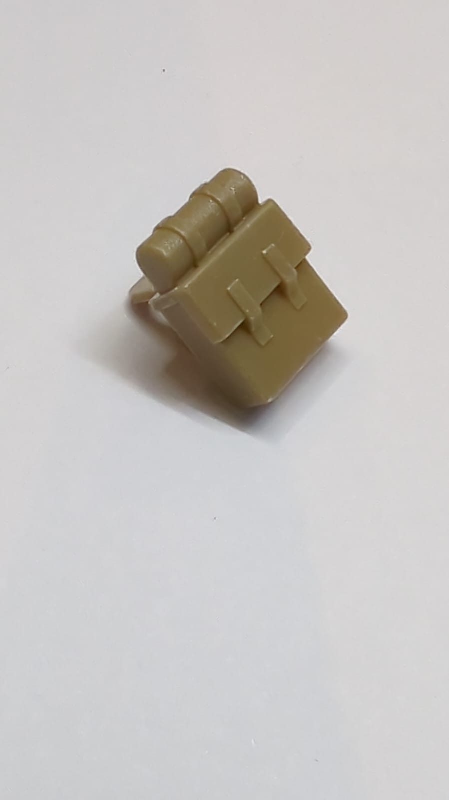 Minifiguren-Rucksack, nicht zu öffnen dunkelbraun