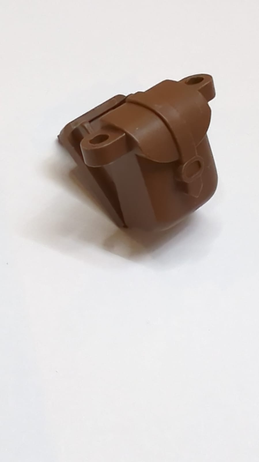 Minifiguren Rucksack kann geöffnet werden altbraun