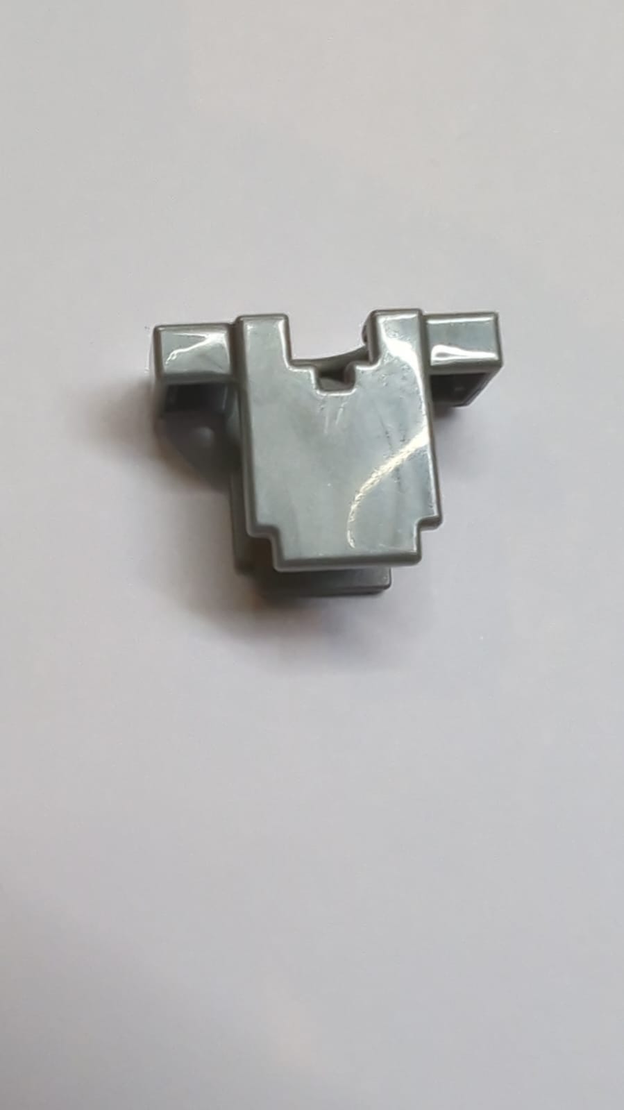 Minifiguren-Rüstung Brustplatte Rechteckig (Minecraft) pearlsilber