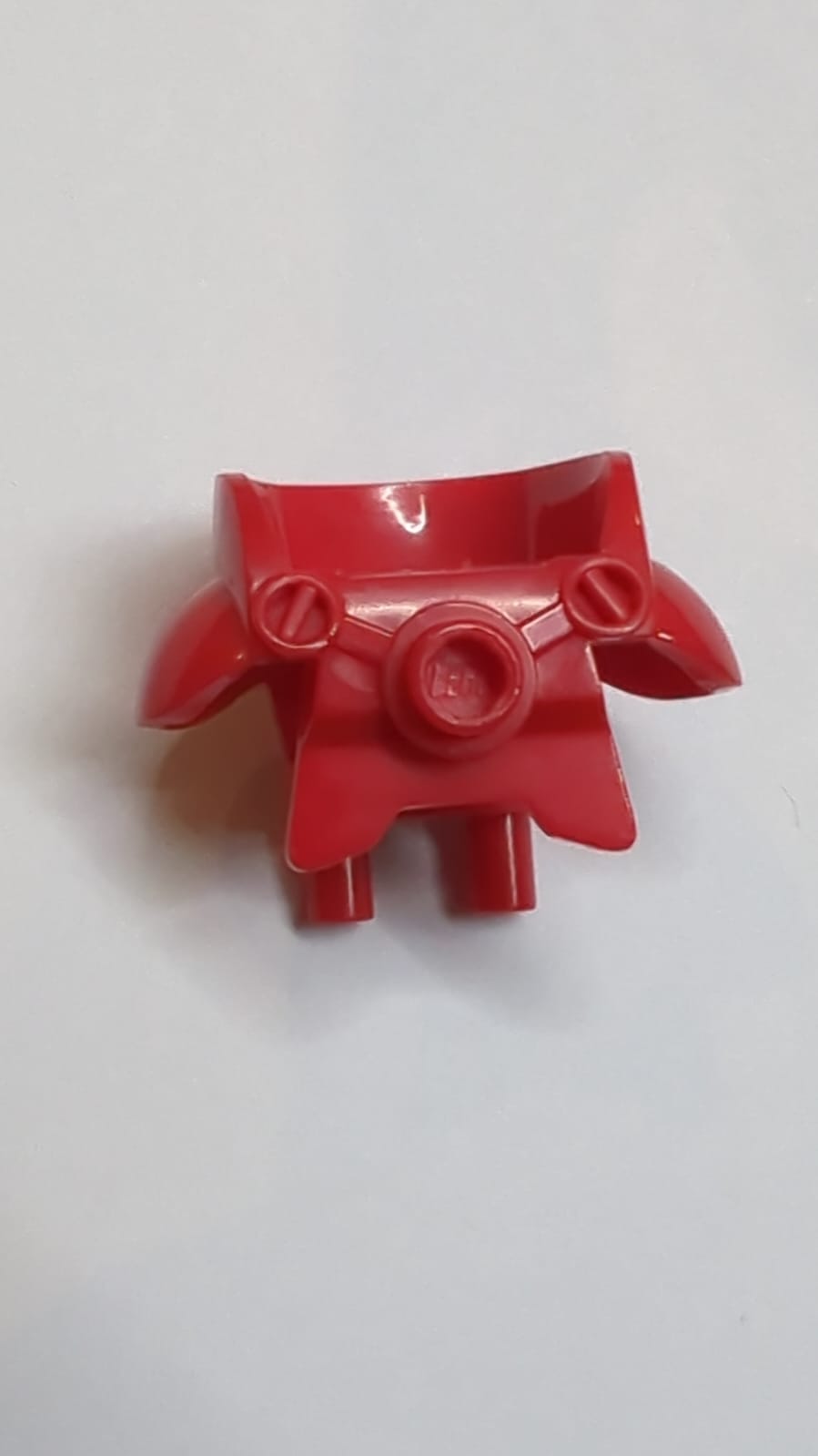 Minifigur-Rüstung mit Schulterpanzer rot