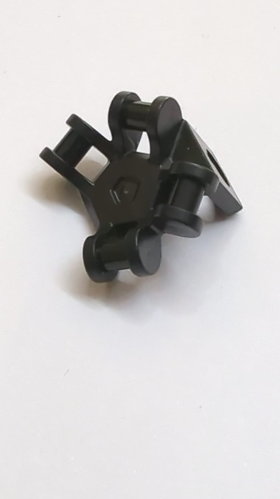 Minifiguren Halsbügel mit 4 schrägen Griffstangen schwarz