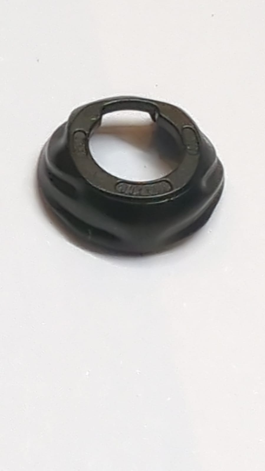 Minifigur Ninja Gesichtsschal mit Einkerbung hinten schwarz