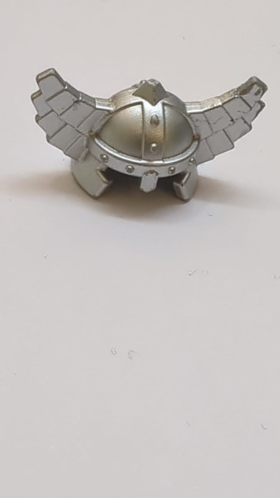 Minifigur, Helm mit Flügeln metallic silber