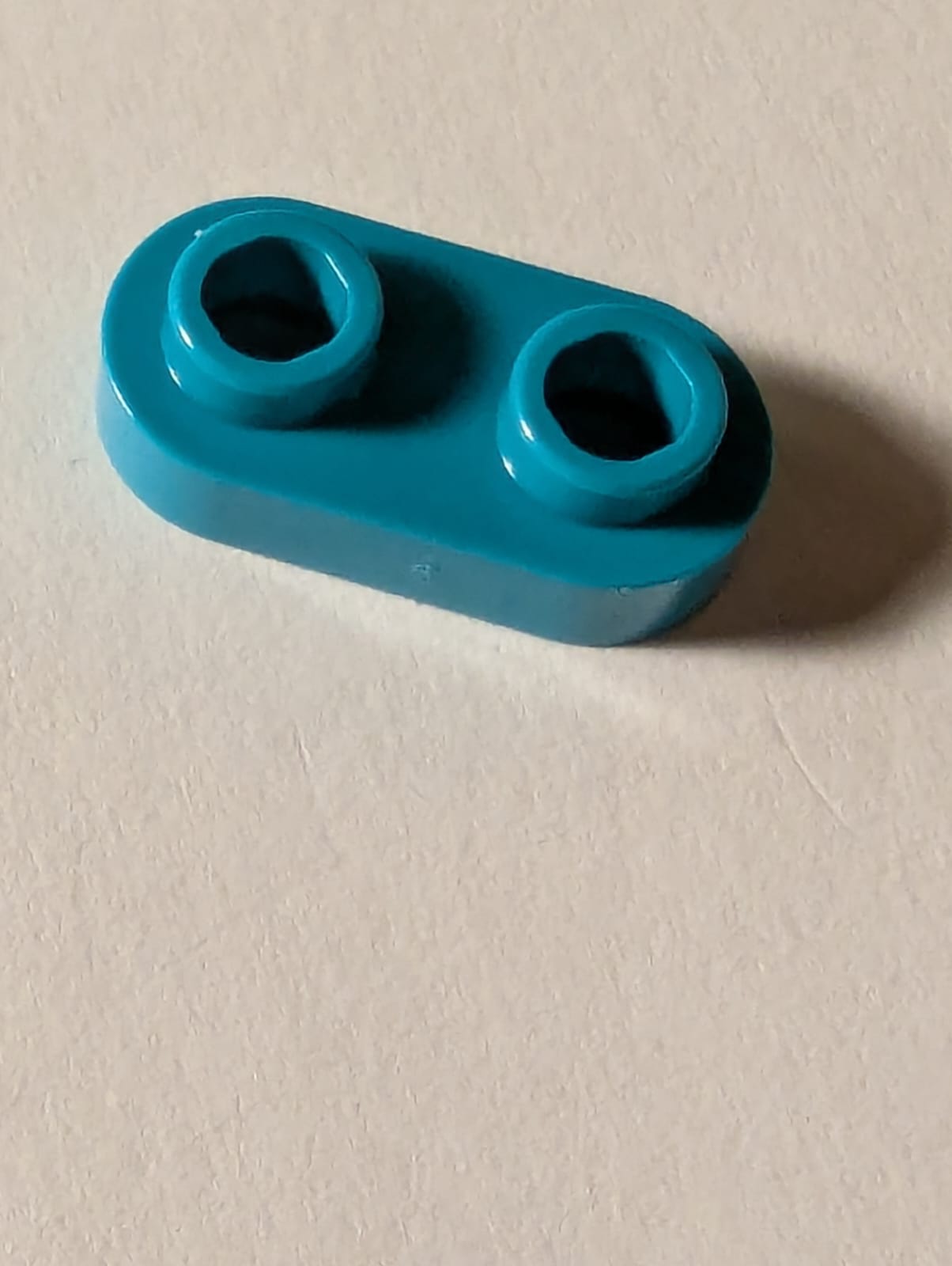 NEU Platte, rund 1 x 2 mit offenen Noppen türkis