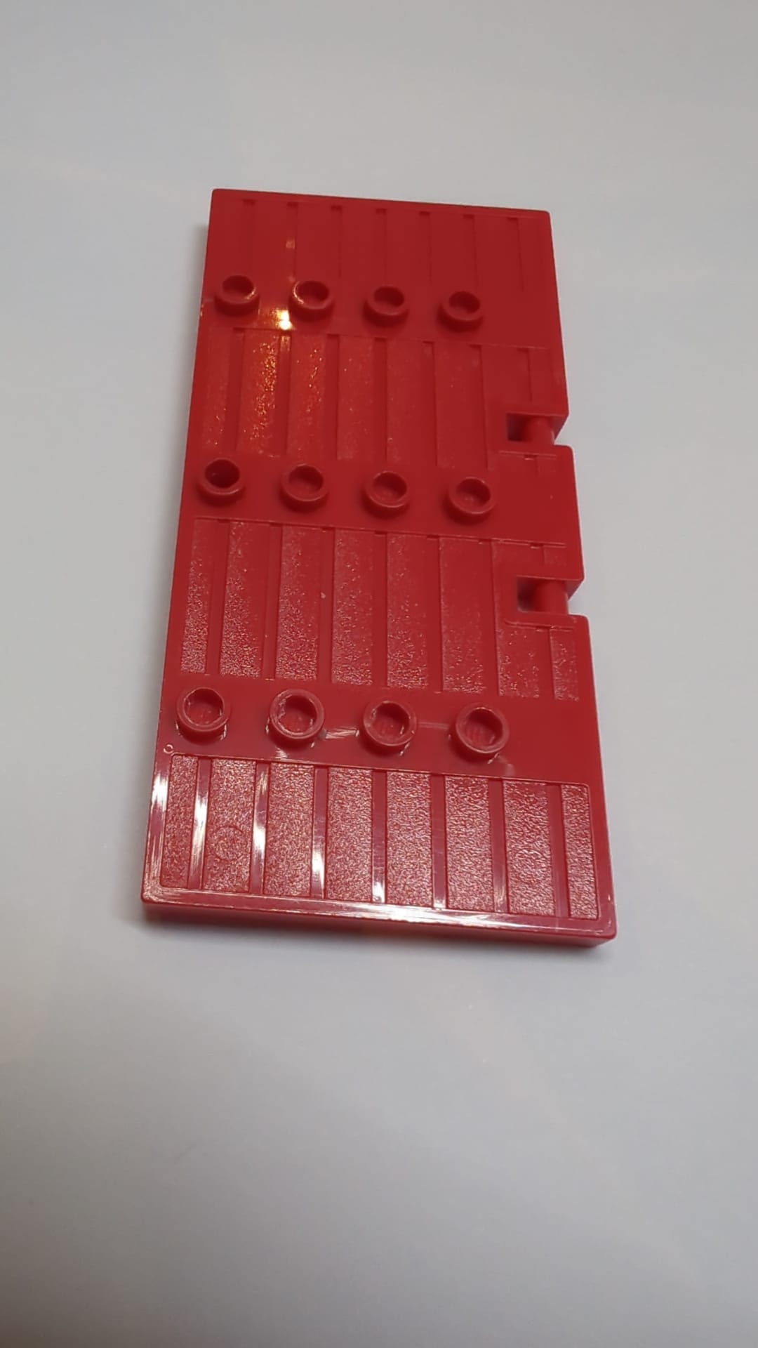 1x5x8 Tür 1/2 Palisadenzaun rot