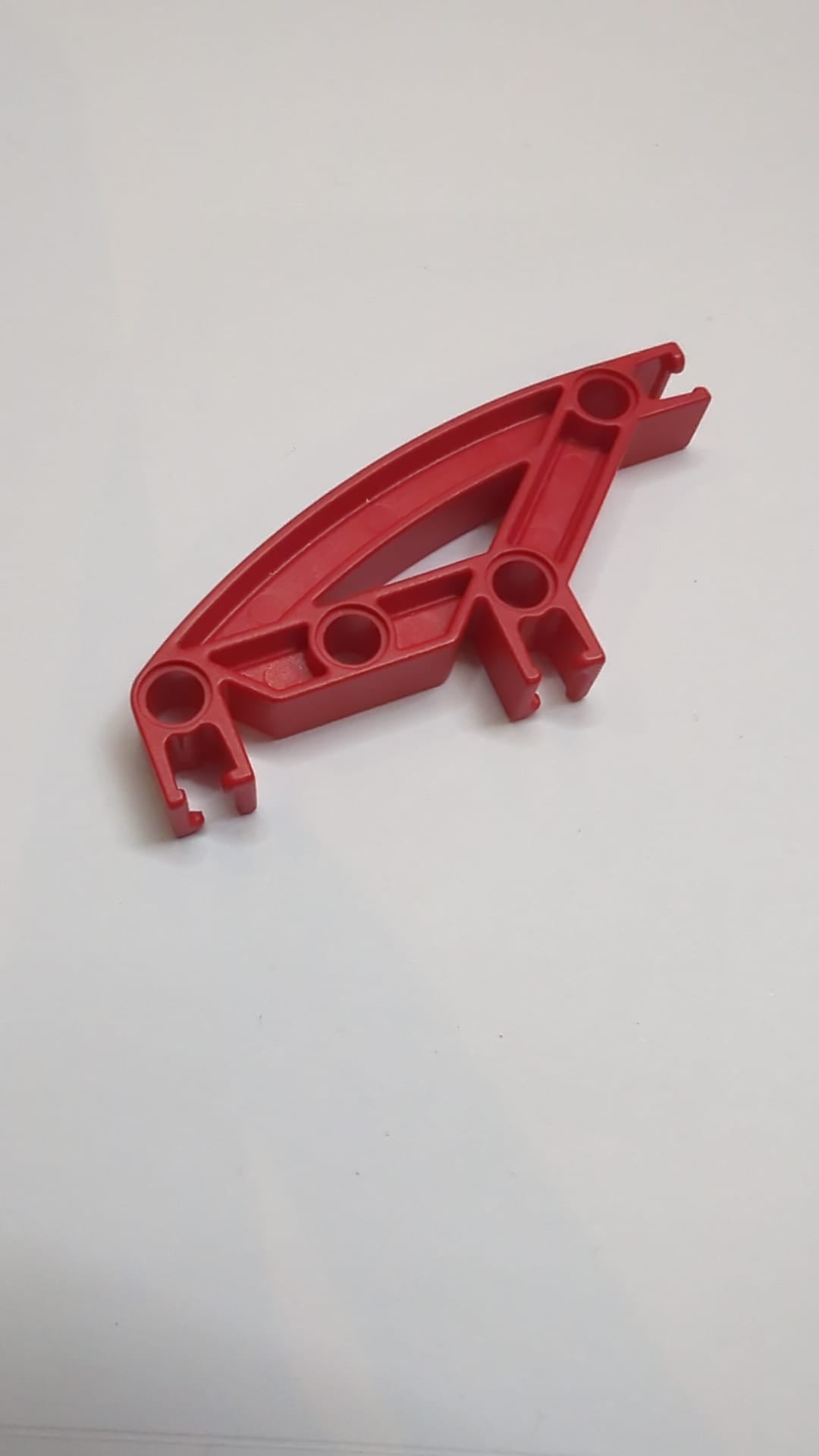 Znap Beam 8, 4 Löcher, 3 Biegungen, Gebogen rot