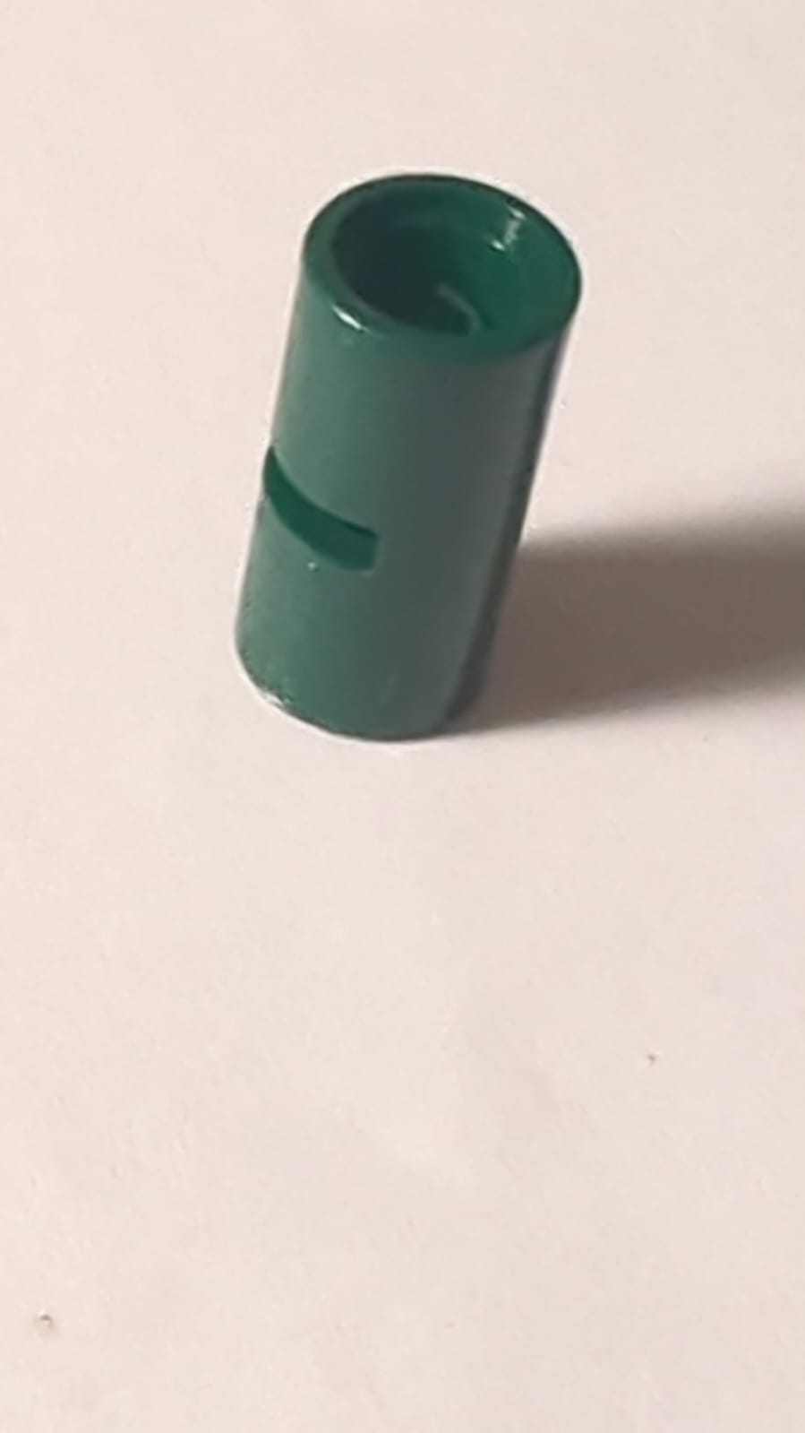 NEU Technic, Pin Connector Round 2L with Slot (Pin Joiner Round) dunkelgrün dark green