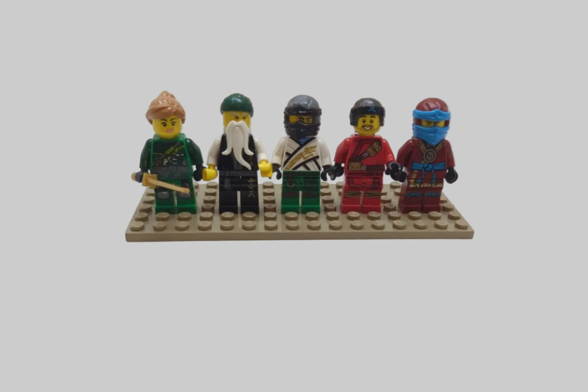 Bunte Tüte mit diesen 5 Minifiguren aus dem Bereich Ninjago njo11