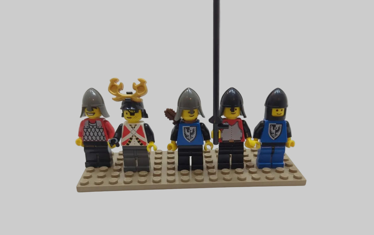 Bunte Tüte mit diesen 5 Minifiguren aus dem Bereich Castle cas07