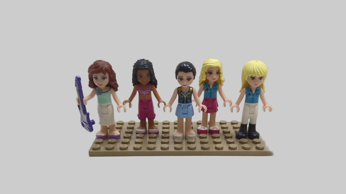Bunte Tüte mit diesen 5 Minifiguren aus dem Bereich Friends frnd26