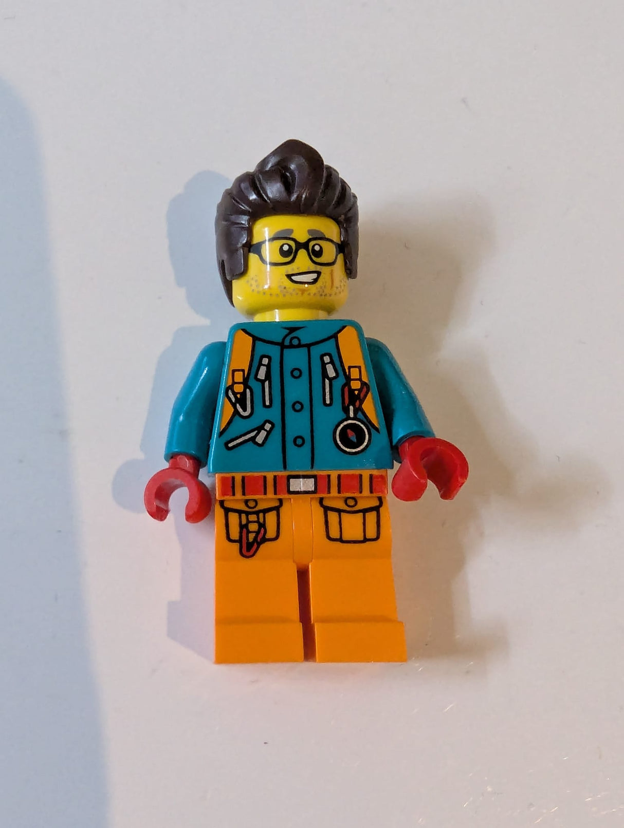 NEU Minifigur Architekt mit Brille