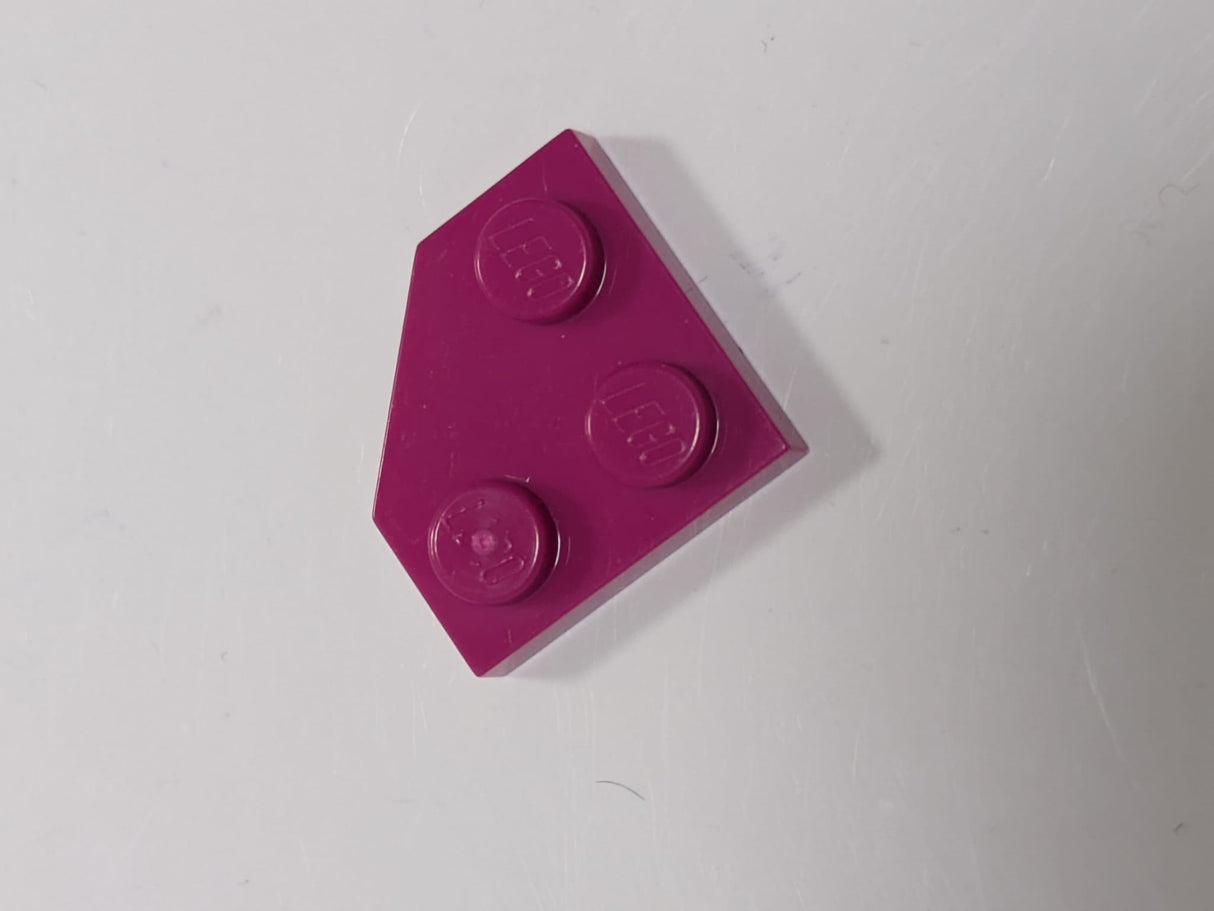 2x2 Keilplatte Eckplatte magenta