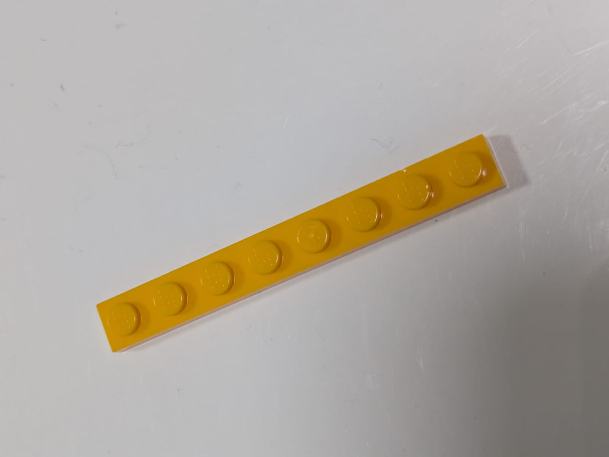 1x8 Platte hellorange