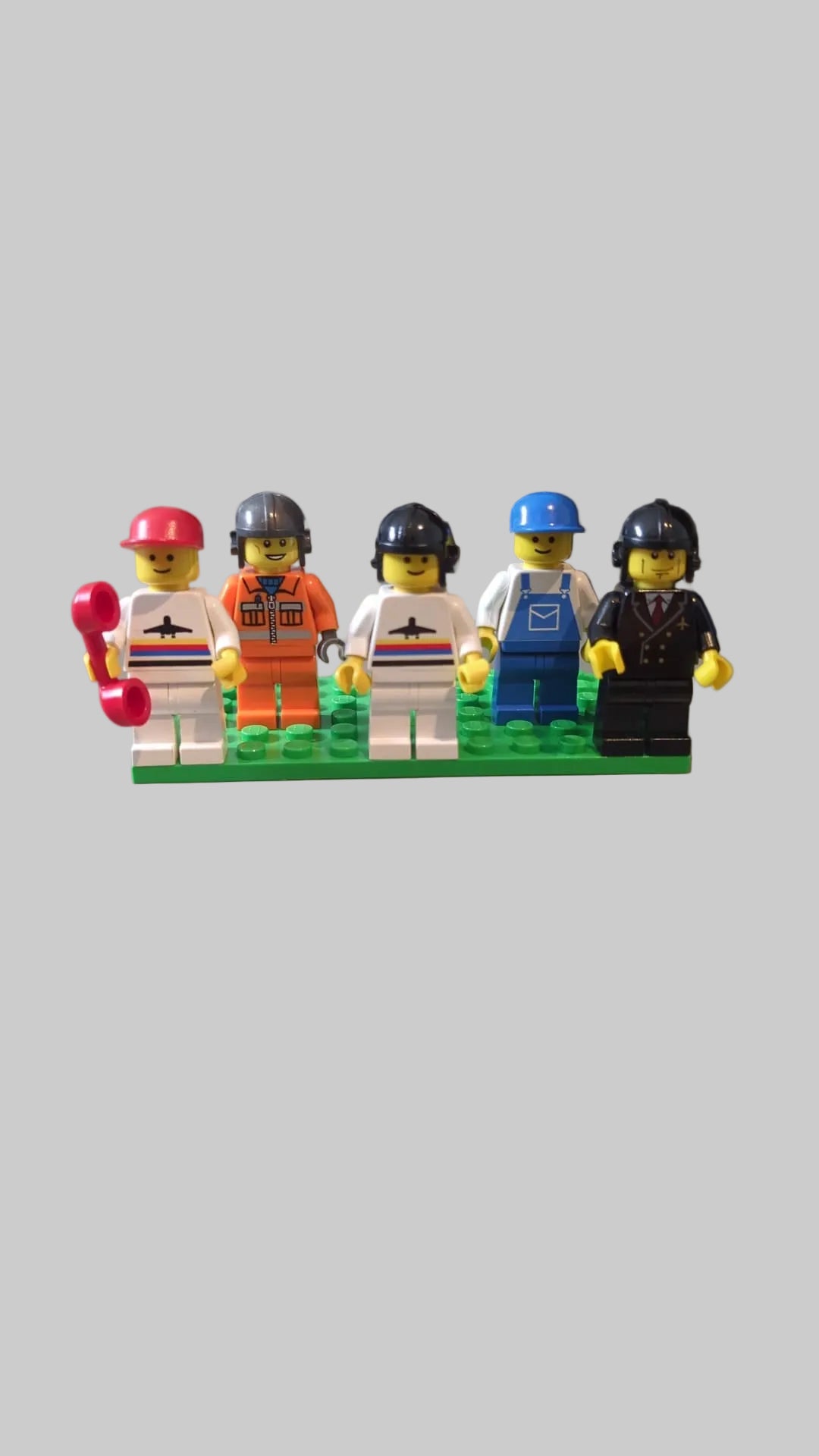 Bunte Tüte mit diesen 5 Minifiguren "Abflug" aus dem Bereich City cty125