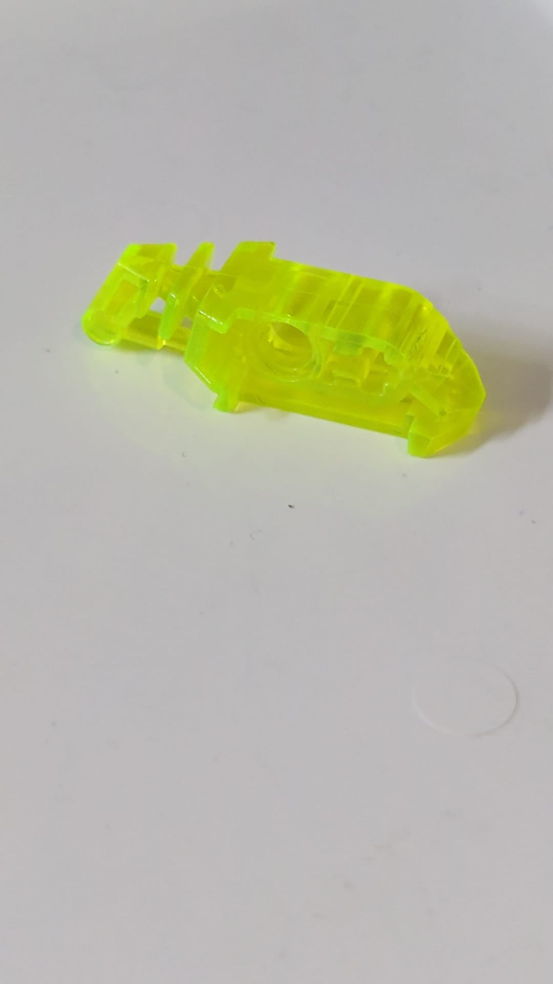 Bionicle Verbinderblock Auge/Gehirnstiel (Toa Metru) transparent neongrün