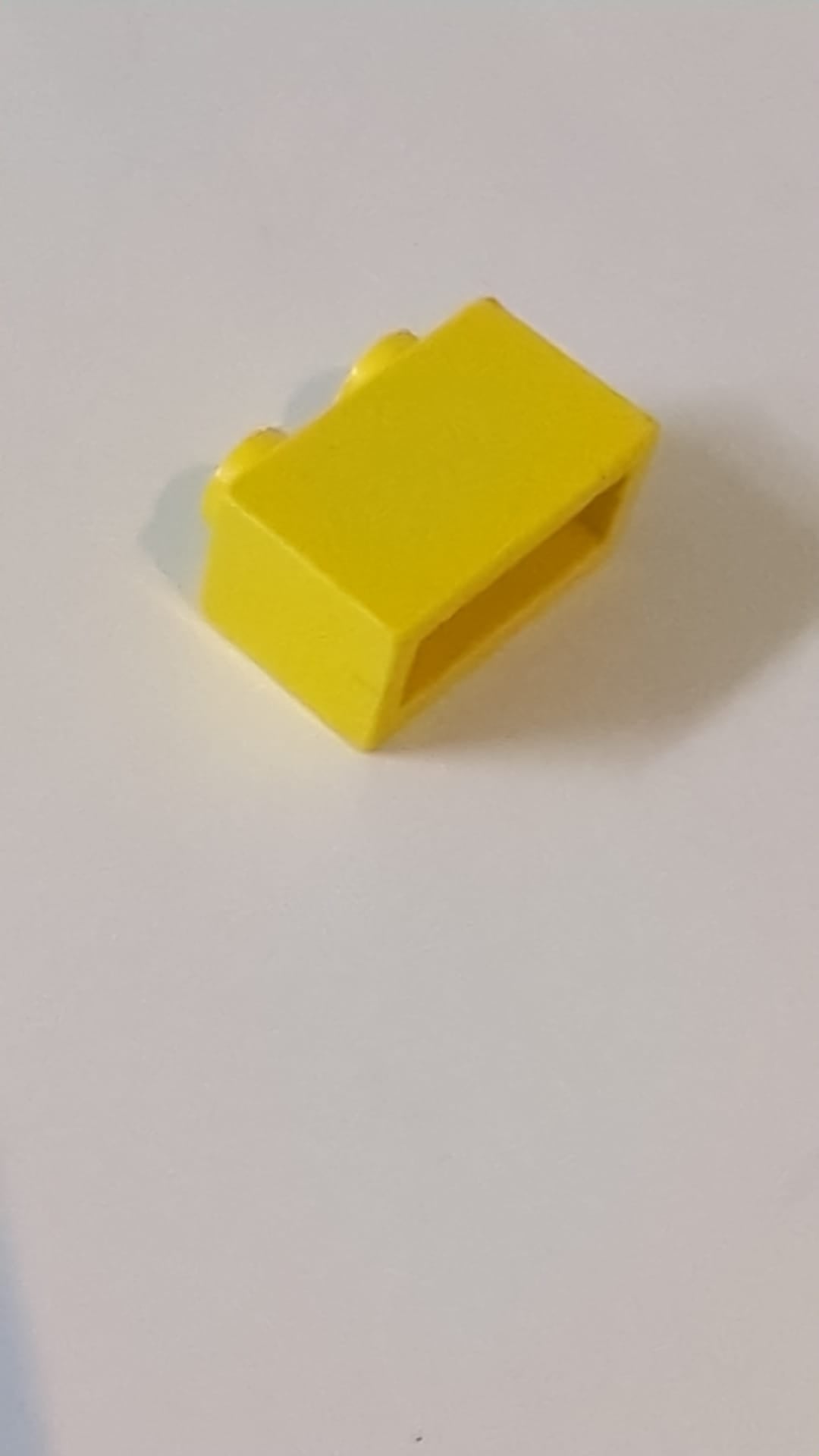 1x2 Stein ohne Bodentube gelb