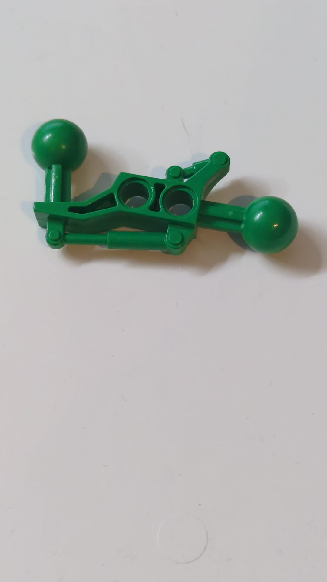 2x7 Technic Kugelgelenk mit 2 Kugelgelenken grün