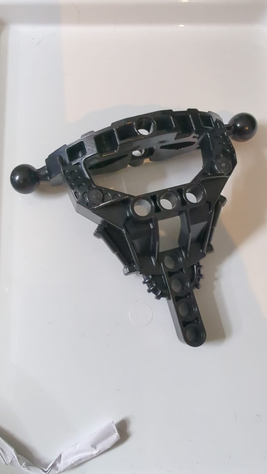 Bionicle Makuta Torso mit 2 Kugelgelenken schwarz