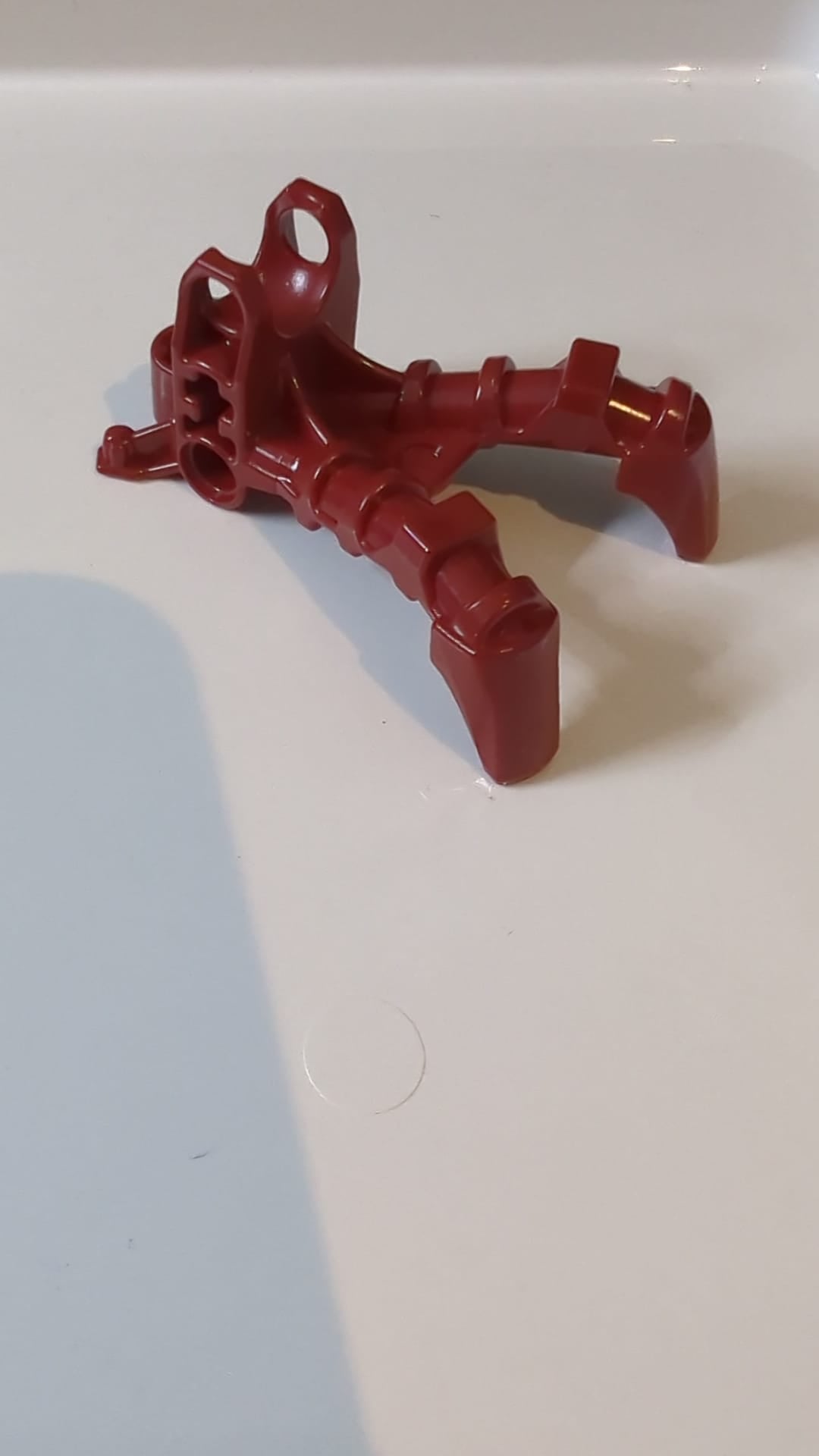 Bionicle-Fußkralle mit Kugelgelenk dunkelrot