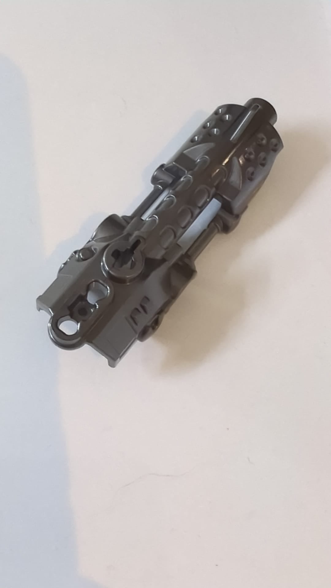 Hero Factory Waffe, Zamor Kugelwerfer Oberteil mit Lauf und Visier titan