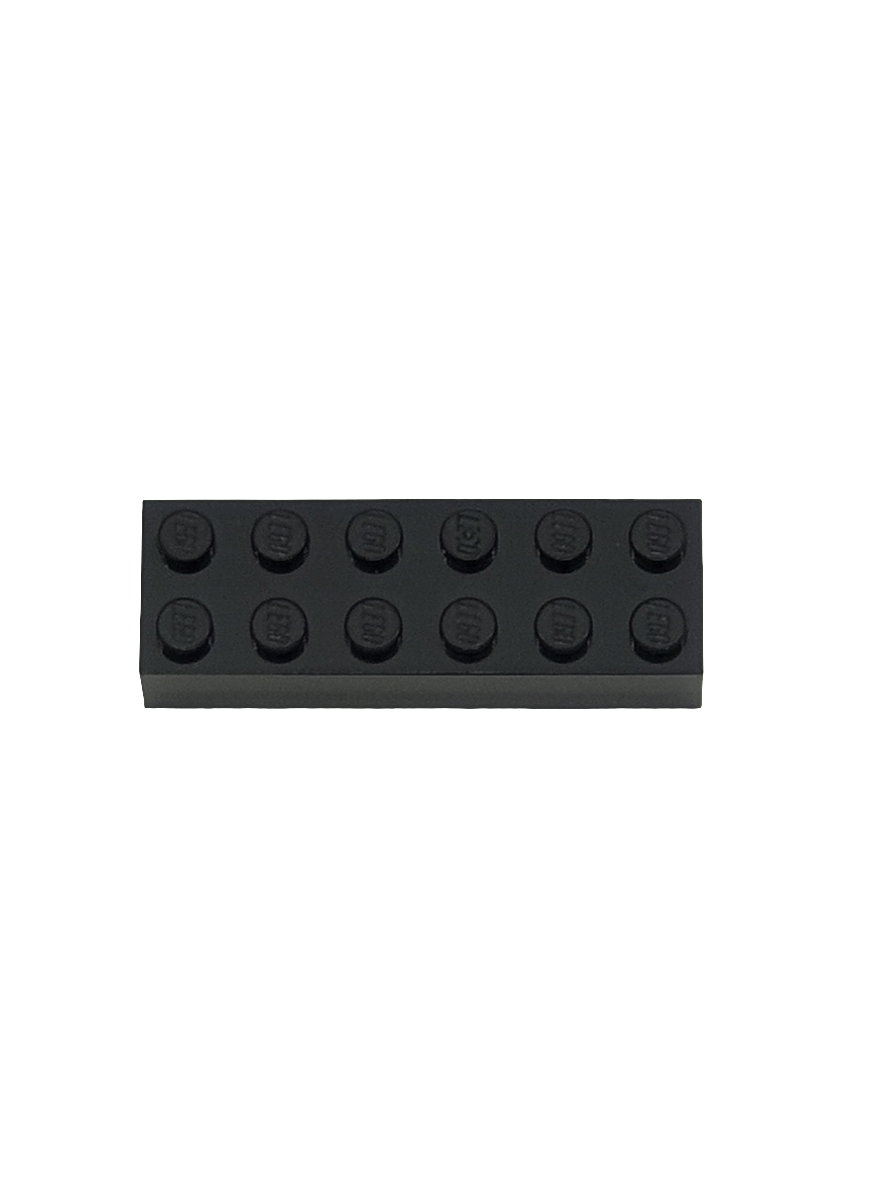 NEU Stein 2 x 6 schwarz