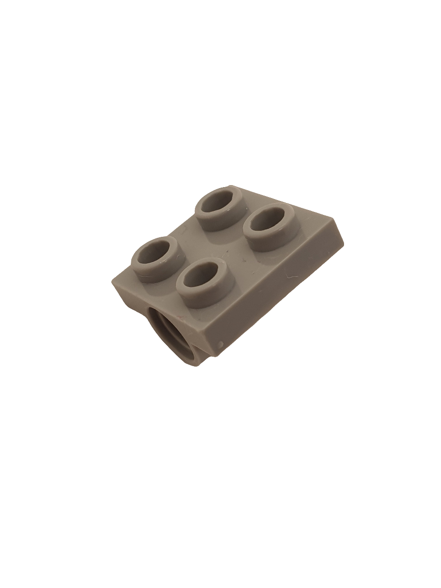 NEU Platte, Modifiziert 2 x 2 mit Pin neuhellgrau