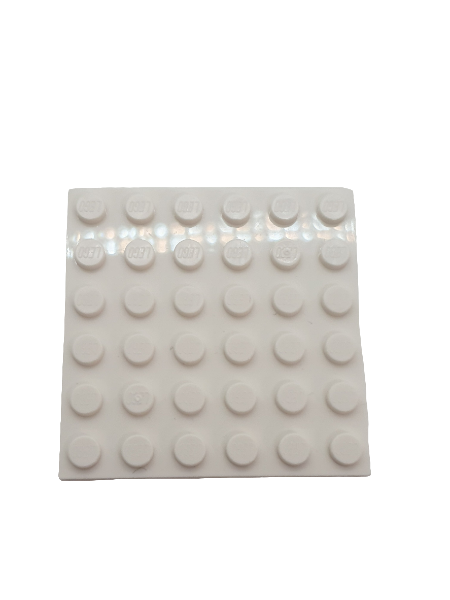 NEU Platte 6 x 6 weiß