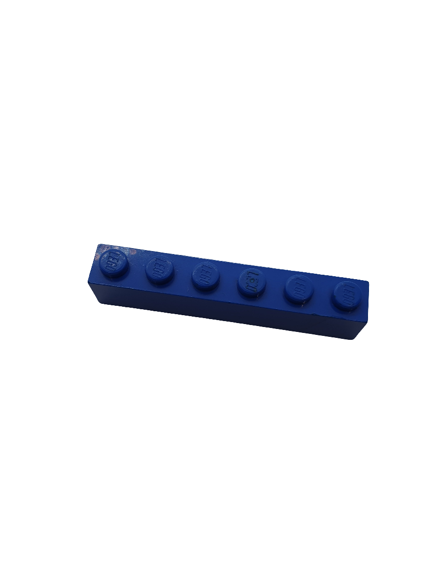 NEU Stein 1 x 6 blau