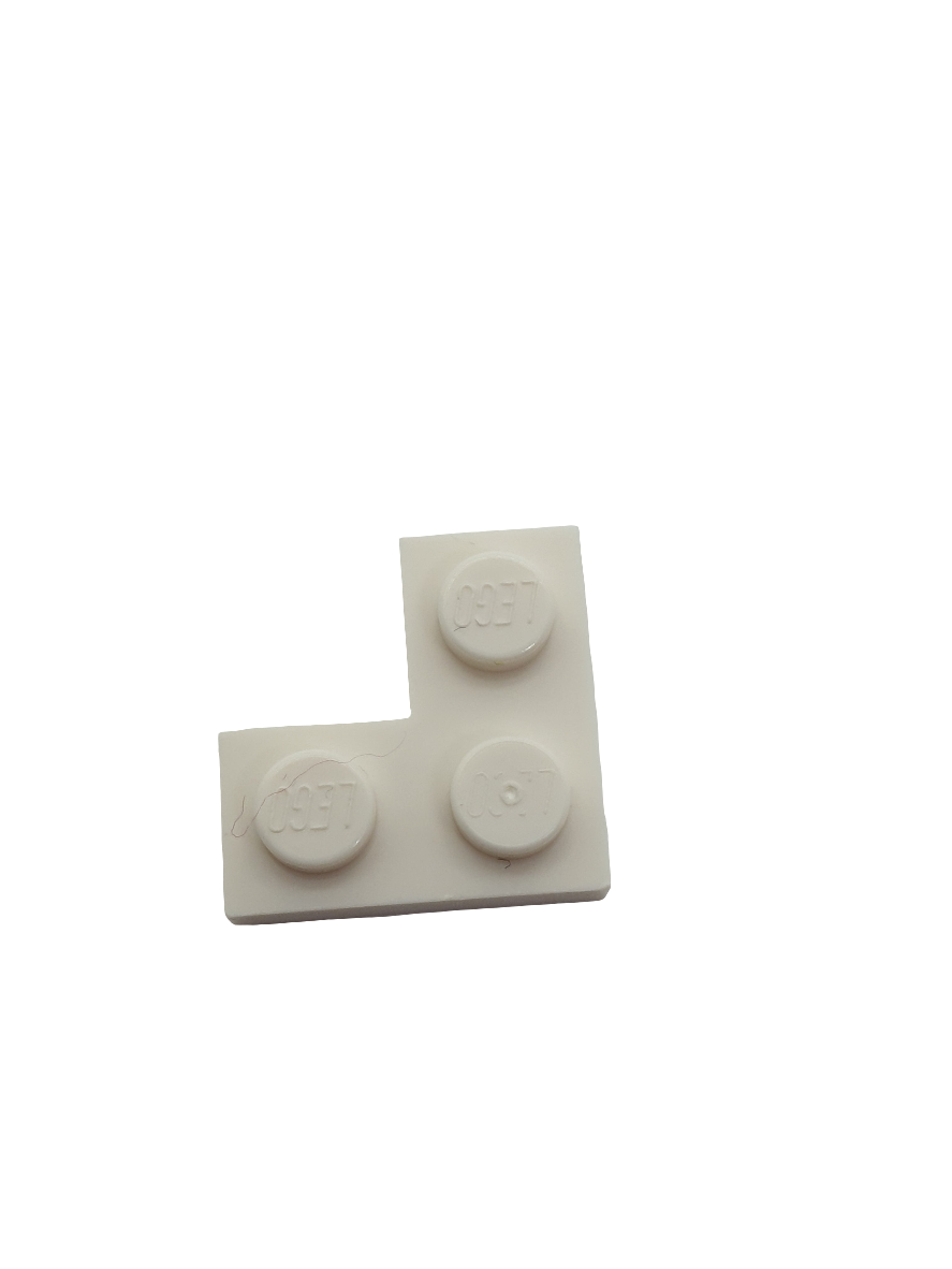 NEU Platte 2 x 2 Ecke weiß