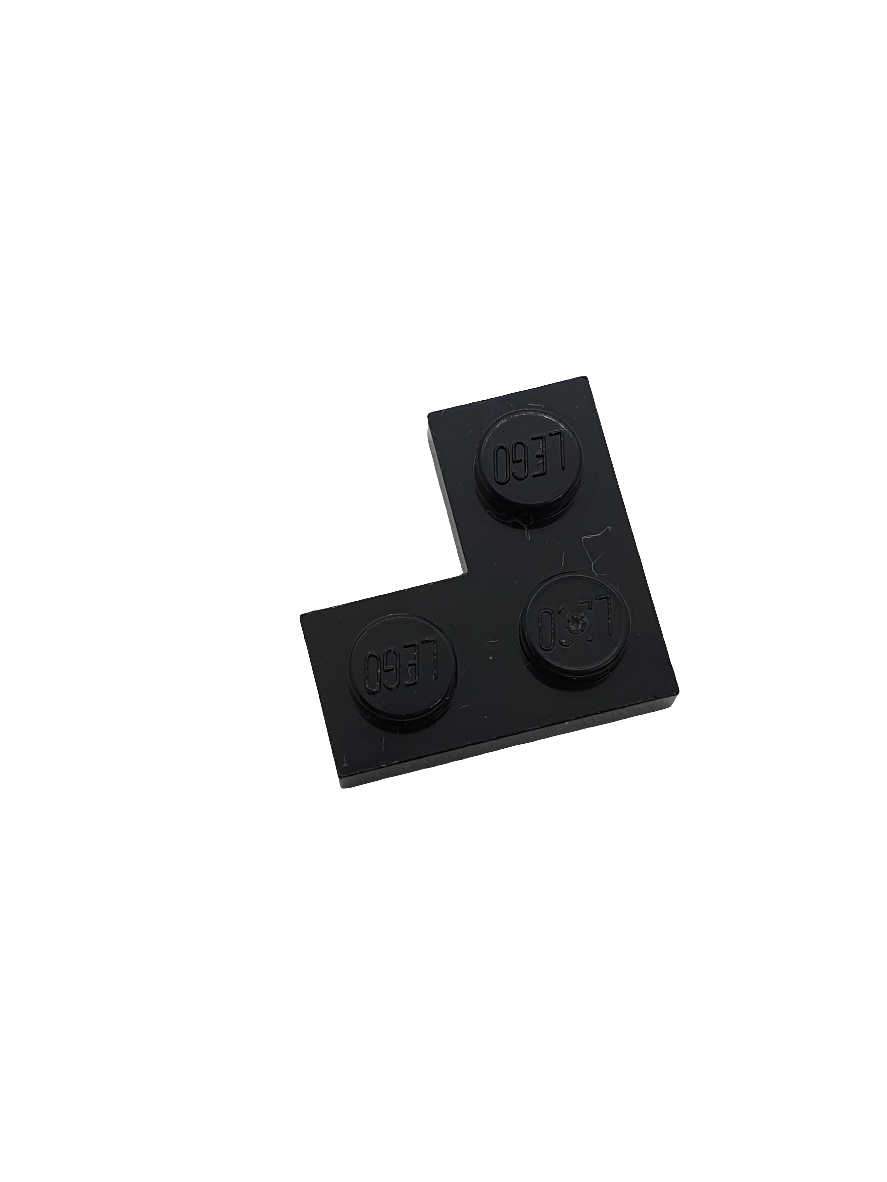 NEU Platte 2 x 2 Ecke schwarz
