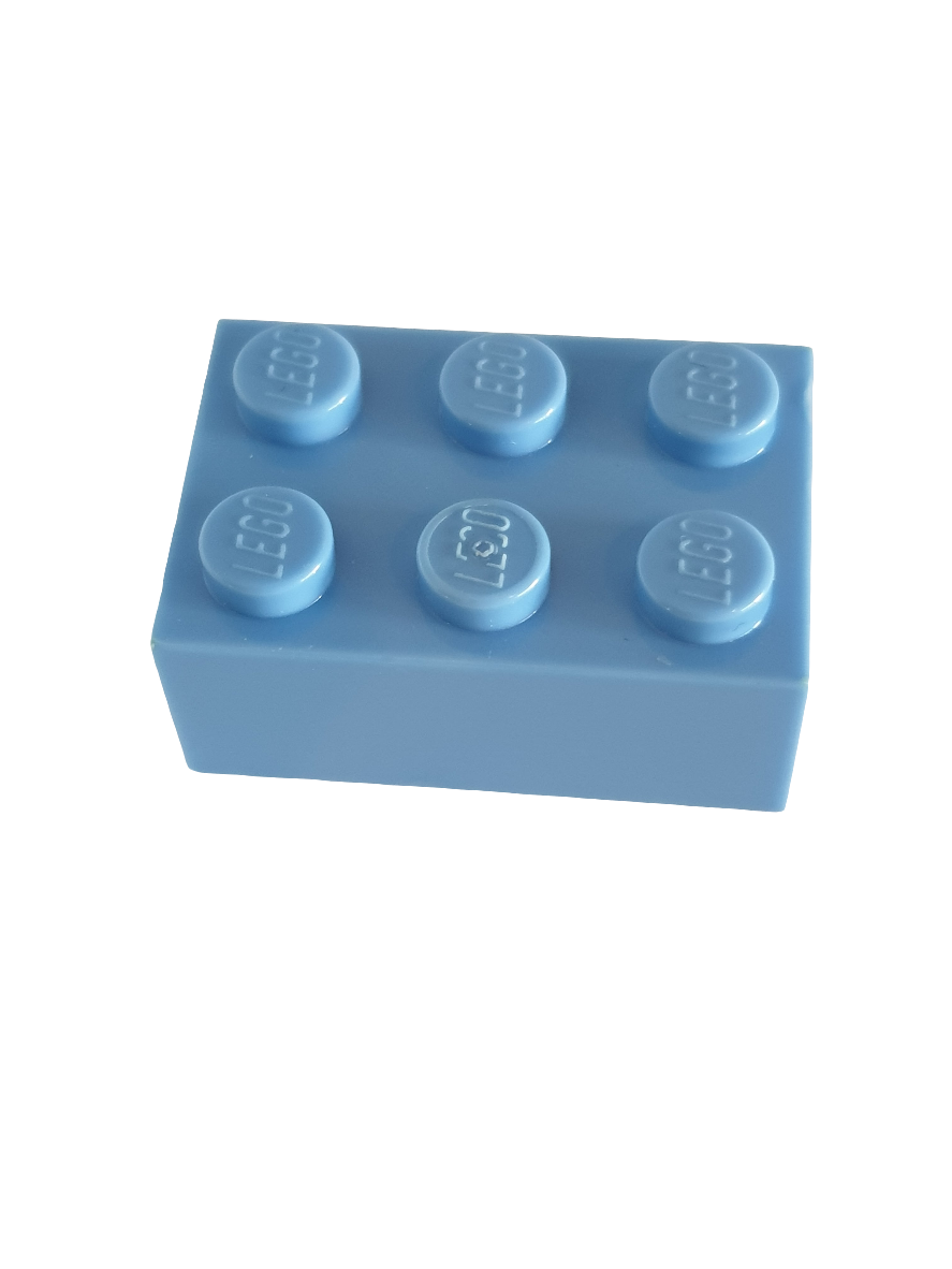 NEU Stein 2 x 3 hellblau