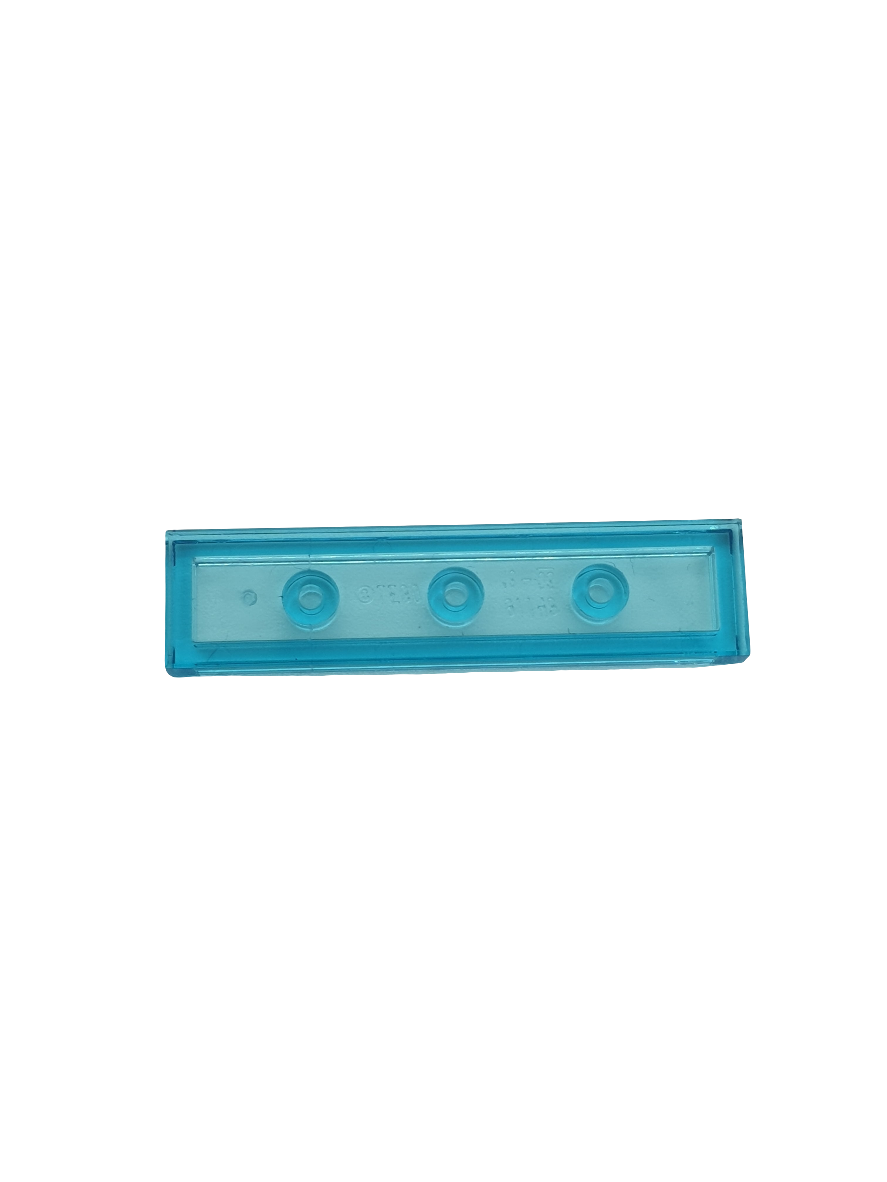 NEU Fliese 1 x 4 transparent hellblau
