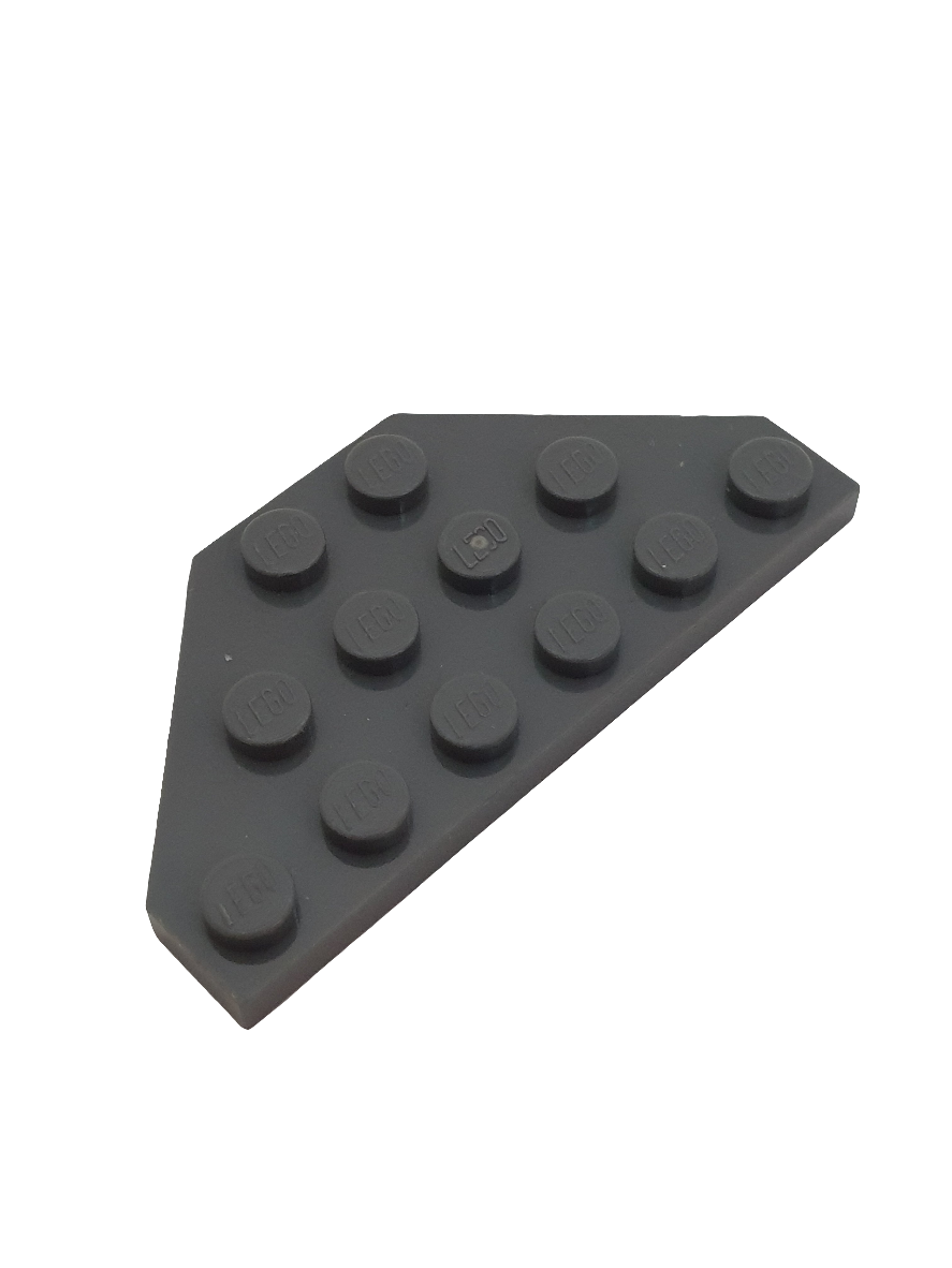 NEU Keil, Platte 3 x 6 Ecken abgeschnitten neudunkelgrau