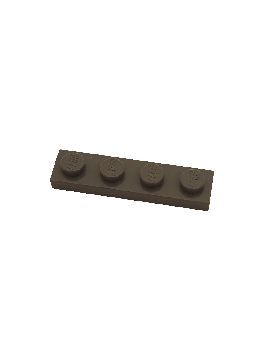 1x4 Platte altdunkelgrau dark gray